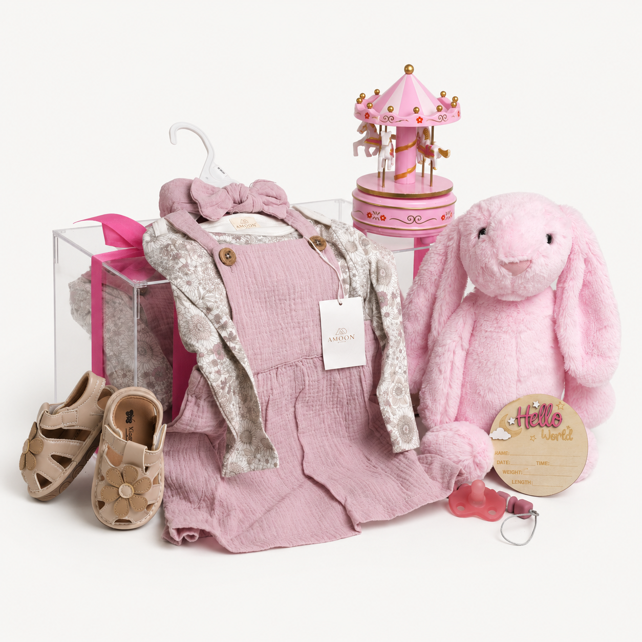 Acrylic Baby Girl Box - Image 2