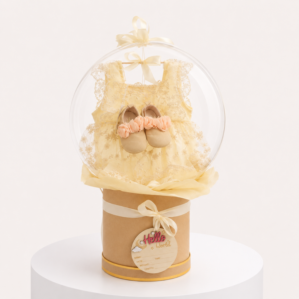Baby Girl Balloon Gift